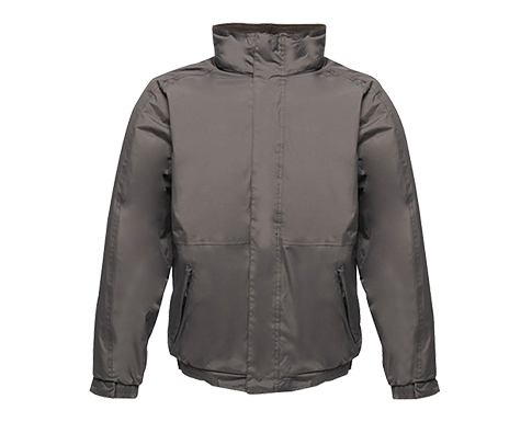 Regatta Dover Fleece Lined Jackets - Seal Grey / Black