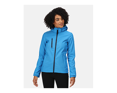 Regatta Womens Venturer 3 Layer Hooded Softshell Jackets - Lifestyle