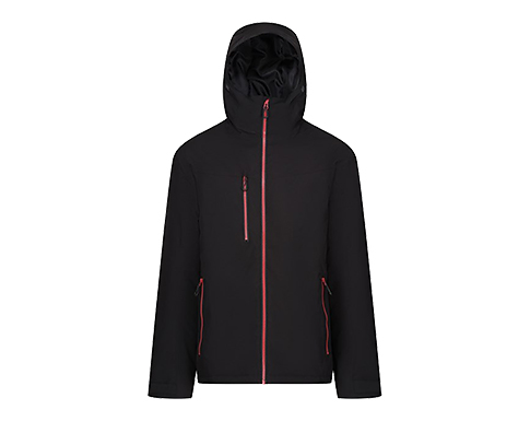 Regatta Navigate Recycled Waterproof Insulated Jackets - Black / Red