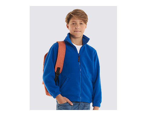 Uneek Childrens Full Zip Fleece Jackets - Lifestyle