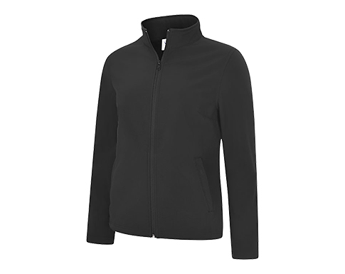 Uneek Ladies Classic 3 Layer Full Zip Softshell Jackets - Black