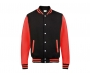 AWDis Varsity Jackets - Black / Red