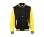 AWDis Varsity Jackets - Black / Yellow