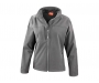 Result Classic Womens 3 Layer Softshell Jackets - Storm Grey