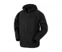 Result GRS Recycled Hooded Micro Fleece Jackets - Black