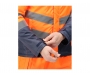 Regatta Pro Hi-Vis Insulated Parka Jackets - Safety Orange / Navy Blue