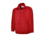 Uneek Premium Zip Neck Micro Fleece Jackets - Red