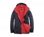 Unique Deluxe Outdoor Jackets - Navy Blue / Red
