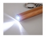 Bullet Bamboo LED Torch Keyrings - Natural