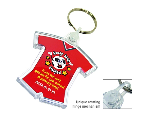 Branded Deluxe Smart Fob Printed Sports Kit Plastic Keyrings