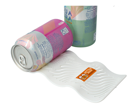 Cool Wave Recycled Can Stasher - White