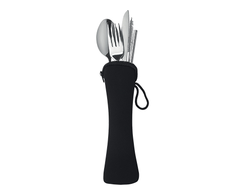 Richmond Stainless Steel Cutlery Sets - Black