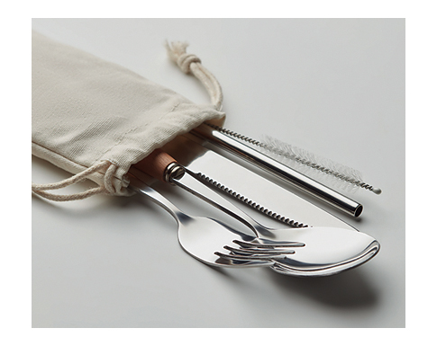 Whitby Stainless Steel Cutlery Sets - Natural