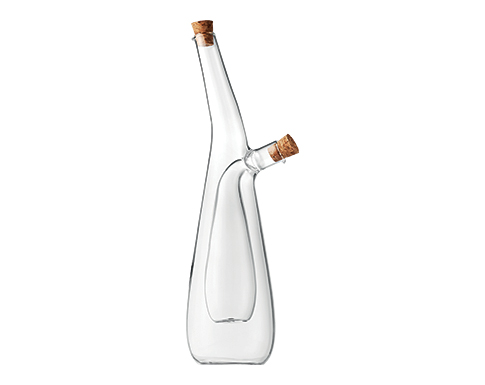 Santorini Glass Oil & Vinegar Bottles - Clear