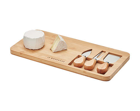 Winchester Bamboo Cheese Serving Board & Tools - Natural