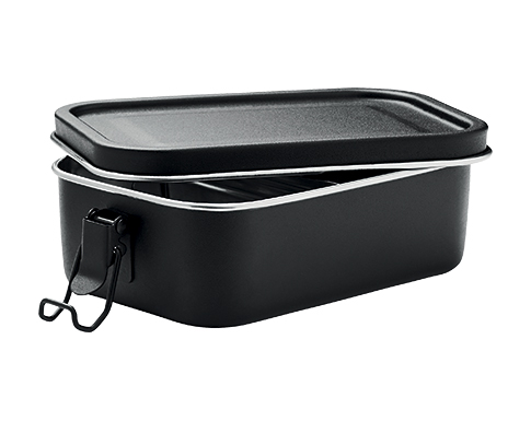 Liskeard Stainless Steel Lunch Boxes - Black