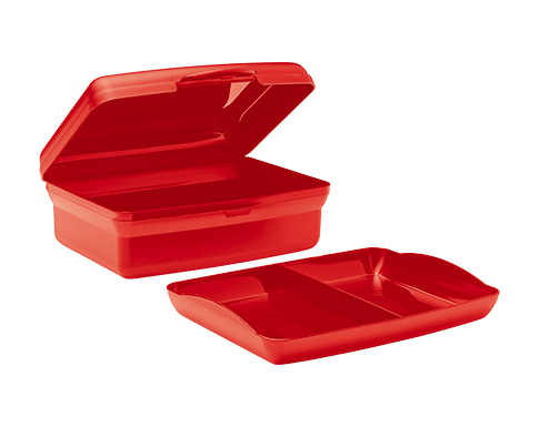 Falmouth Recycled Polypropylene Lunch Boxes - Red