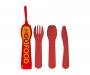 Lunch Mate Recycled Cutlery Sets - Red