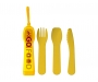 Lunch Mate Recycled Cutlery Sets - Yellow
