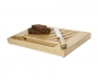Sherborne Bamboo Chopping Board & Knife Gift Set - Natural