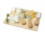 Notton Bamboo Cheese Board & Tools - Natural