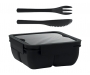 Kettlestone Lunch Box With Cutlery - Black