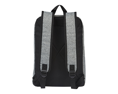 Maryland Reclaim GRS Recycled Two Tone Laptop Backpacks - Light Grey/Black