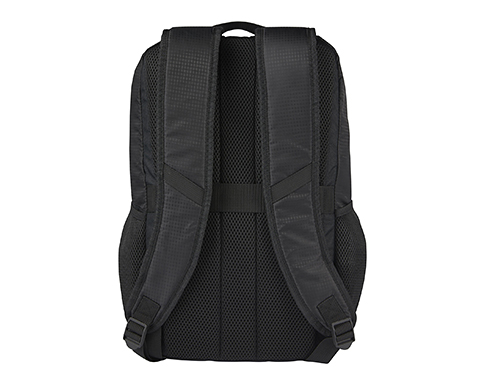 Vancouver GRS Recycled Water Repellent Lightweight Laptop Backpacks - Black