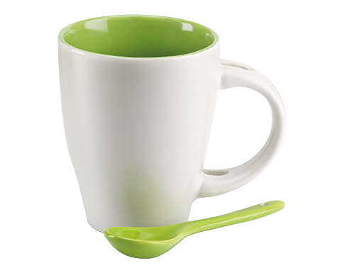 Wellingborough Spoon Mugs - Lime