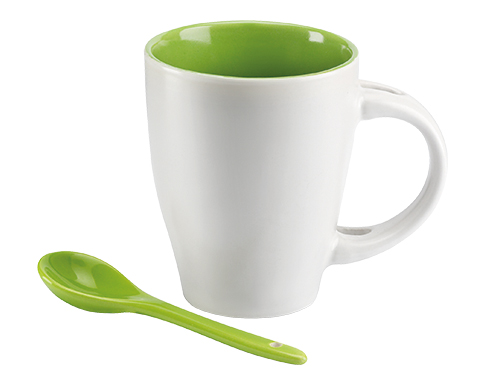 Wellingborough Spoon Mugs - Lime