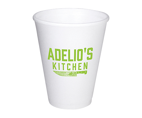 Disposable Polystyrene Cups - 207ml - White