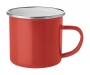 Mountaineer Vintage Enamel Travel Mugs - Red