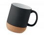 Broughton Matt Ceramic Cork Mugs - Black