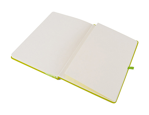 Phantom A5 Soft Feel Notebooks With Pocket - Lime