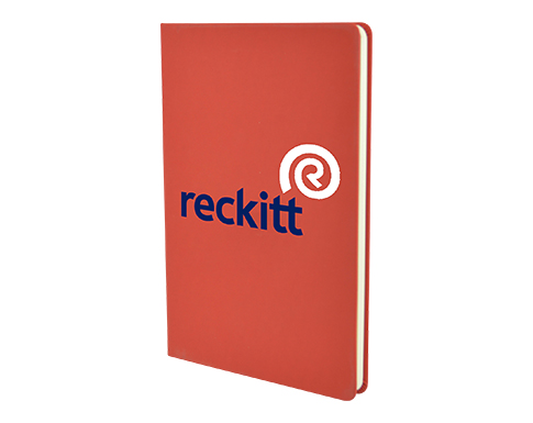 Phantom A5 Lite Soft Touch Notebook - Red