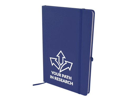 Phantom A5 Soft Feel Notebooks With Pocket - Navy Blue