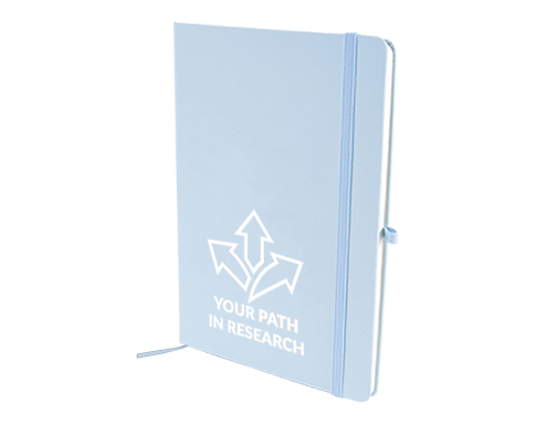 Phantom A5 Soft Feel Notebooks With Pocket - Pastel Blue