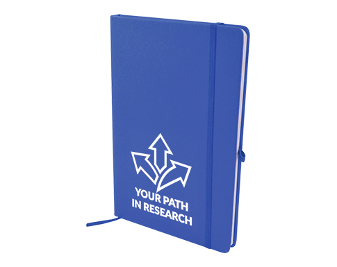 Phantom A5 Soft Feel Notebooks With Pocket - Royal Blue