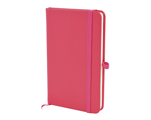 Phantom A6 Soft Feel Notebooks With Pocket - Pink