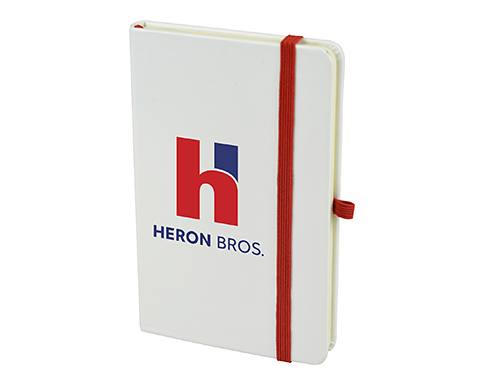 A6 Blanco Notebook With Pocket - Red