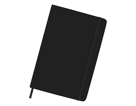 Warwick A5 Soft Feel Notebooks - Black