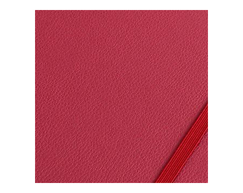 Albury Deluxe Silk Stone Paper Recycled A5 Notebooks - Raspberry