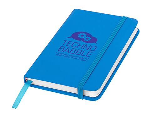 A6 Spectrum Hard Cover Notebooks - Light Blue