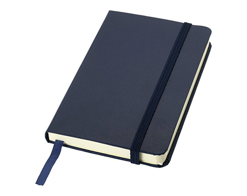 Orion Classic A6 Branded Hard Cover Notebooks With Pocket - Navy