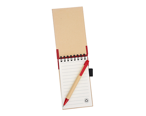 Epping A7 Recycled Pocket Notebooks & Pens - Red