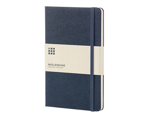 Moleskine Classic A5 Hardback Notebooks - Squared Pages - Sapphire Blue