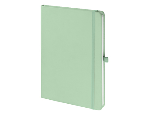 Emotion A5 Luxury Soft Feel Notebook With Pocket - Pastel Green