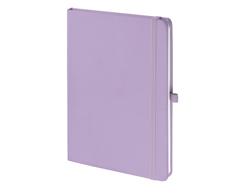Emotion A5 Luxury Soft Feel Notebook With Pocket - Pastel Purple