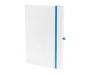 A5 Blanco Notebook With Pocket - Cyan