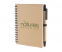 A6 Boston Natural Pocket Notebook & Pen - Natural